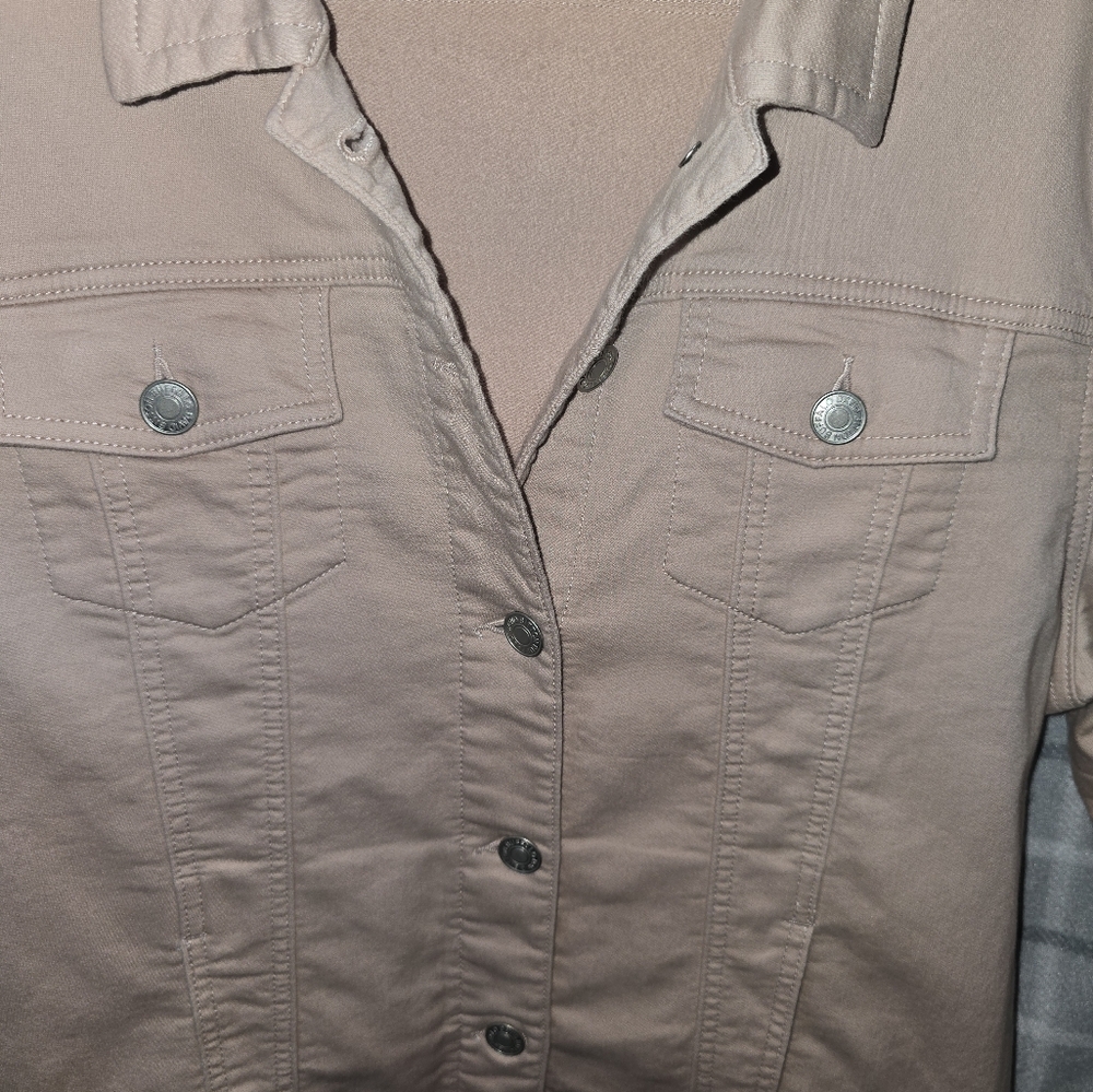 BUFFALO DAVID BITTON Knit Denim Jacket XL - Picture 5 of 6